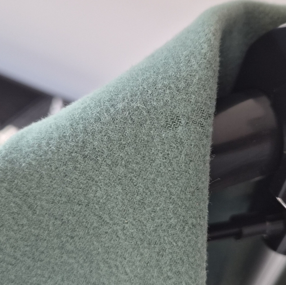 Talbots Petites 100% Wool Coat - Sage Green - Size 16P - Vintage - Picture 10 of 12